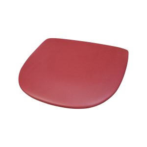 Super-Seat | The Thonet Seat Bordeaux | Bordeaux red leather-like cushion, smooth and sleek, ideal for elegant chairs and bar stools. | Hospitality Furniture