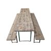 Pakawi vintage picknick sets naturel 220x50cm
