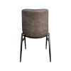 Super-Seat | Chair Description | Black metal legs and a dark, upholstered seat. Minimalist design for hospitality industry. | Hospitality Furniture