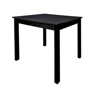 Super-Seat | The Parker hospitality STA tables black café | Small square black wooden table with minimalist design, dimensions 120x80cm. |. | Hospitality Furniture