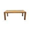 Super-Seat | The Vintage oak tables | Oak, Heritage finish, rectangular table 200x100cm, wood grain against white background. | Hospitality Furniture
