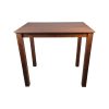 Super-Seat | The Parker brown café hospitality STA table | Dark brown wood with straight legs; ideal for cafes. | Hospitality Furniture