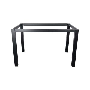 Super-Seat | Rectangle tafelonderstellen zwart | Zwarte metalen onderstellen met een strakke en minimalistische uitstraling. | Horecameubilair