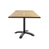 Tivoli teak (outdoor) dining tables 70x70cm with base