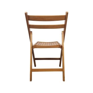 Super-Seat | The Bella wooden folding chairs | Wooden folding chairs in natural wood color with slatted seat and back. Simple design. | Hospitality Furniture