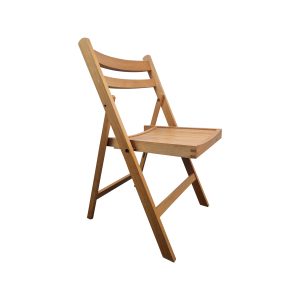 Super-Seat | Wooden Folding Chairs Bella | Light brown wood, ladder back, flat seat, folding hinges, elegant folding design. | Hospitality Furniture