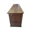 Super-Seat | A rustic wooden storage chest | The chest is of weathered oak, with apparent nerves and a slightly overhanging lid. | Hospitality Furniture
