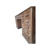Super-Seat | Vintage oak apothecary desk | Oak, natural finish, rustic handles, drawers placed symmetrically. | Hospitality Furniture