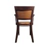 Wooden hospitality armchairs Verona Gold skai