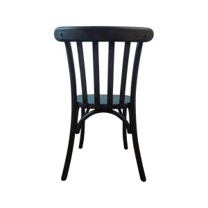 Super-Seat | The Thonet Cafe Stacking Chairs | Black wooden chairs with bars, curved legs and a timeless classic design. | Hospitality Furniture