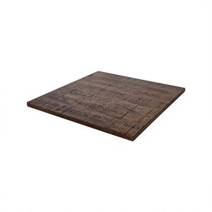 Super-Seat | The Vintage Mango Wood Table Tops R'dam 70x70cm | Vierkant, rustiek mangohout, zichtbaar nervenpatroon, natuurlijke houtkleur. | Horecameubilair