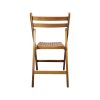 Super-Seat | The Classico vintage wooden theatre folding chair | Bruine houten klapstoel, zichtbare houtnerf, slaghout, gebruikssporen, horizontale latten. | Horecameubilair