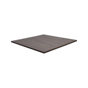 Super-Seat | Scandinavian design chairs wood / black | Dark wood, square table top with visible grain on white background. | Hospitality Furniture