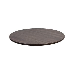Super-Seat | Must Scandinavian design chairs wood / black Dark wood, round table top of solid wood, clear grain pattern, on white background. | Hospitality Furniture