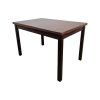 Super-Seat | The Hudson vintage houten cafétafels donkerbruin 120x80 | Donkerbruin hout; rechthoekig tafelblad; vier rechte houten poten |. | Horecameubilair