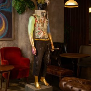 Super-Seat | Steel chairs, wooden tables; black, gold and brown tinged with industrial and modern materials. | Hospitality Furniture