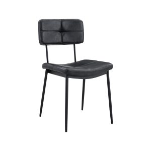 Super-Seat |Vintage Leather Chair in Cognac Vintage cognac leather chair, metal sloping legs, padded seat and rug. | Hospitality Furniture