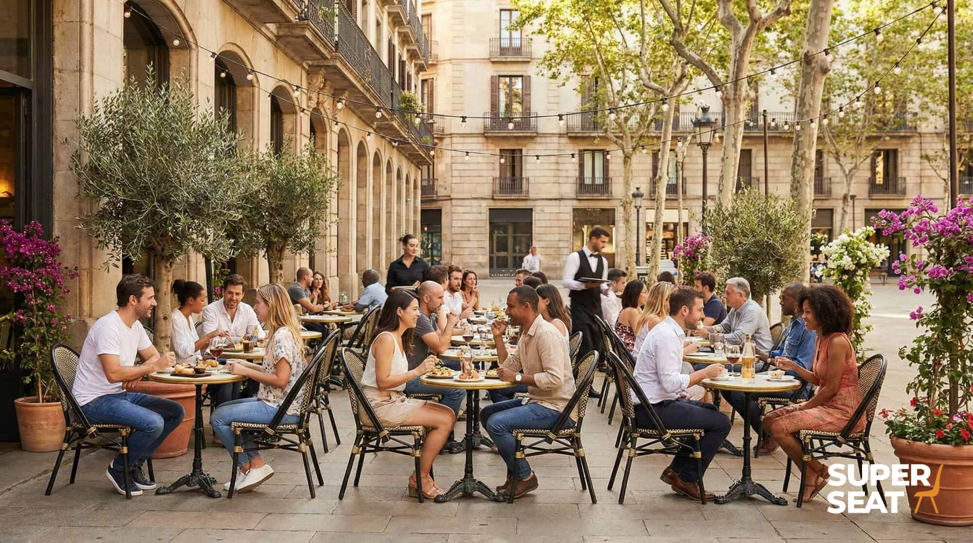 Biljonair Paris (outdoor) stacking chairs black-gold