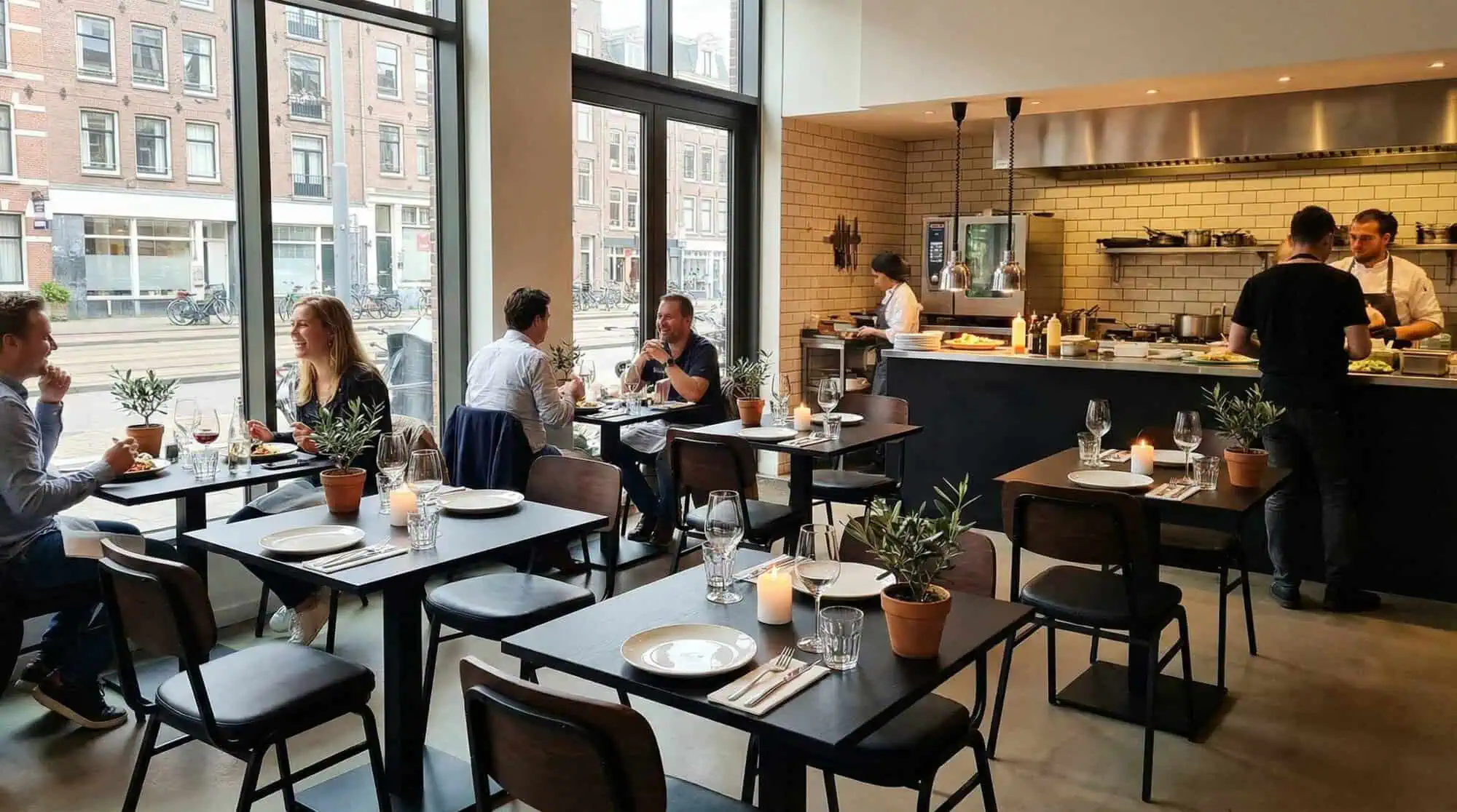 Jody hospitality design chairs black / brown stackable