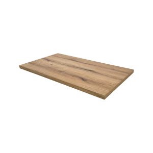 Super-Seat | Castle oak melamine table top 67x67cm 36mm Light brown melamine top with visible wood grain, photographed on white background. | Hospitality Furniture
