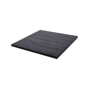 Super-Seat |Castle oak melamine table top 67x67cm 36mm Dark oak, square melamine table top with visible wood grain and clean edges. | Hospitality Furniture