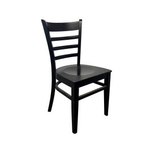 Woodford wooden café chairs black