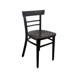 Montmartre Thon vintage dark brown wooden café chairs