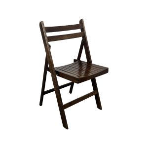Romania vintage brown wooden ( terrace ) folding chairs
