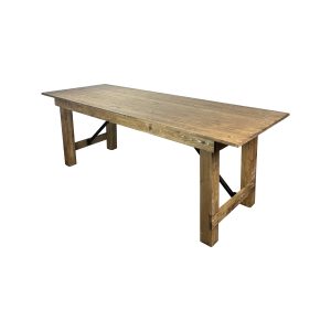Farm table – rustic dining tables in natural wood 220x80cm